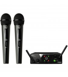 AKG WMS40 Mini Dual Vocal Wireless Microphone System 